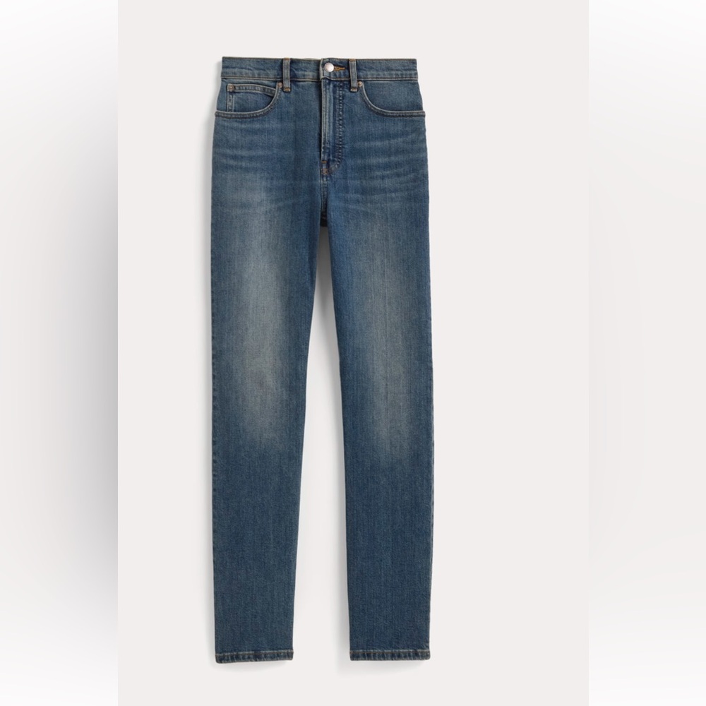 Everlane The Way-High Slim Straight - Size 26 in Indigo Blue Denim